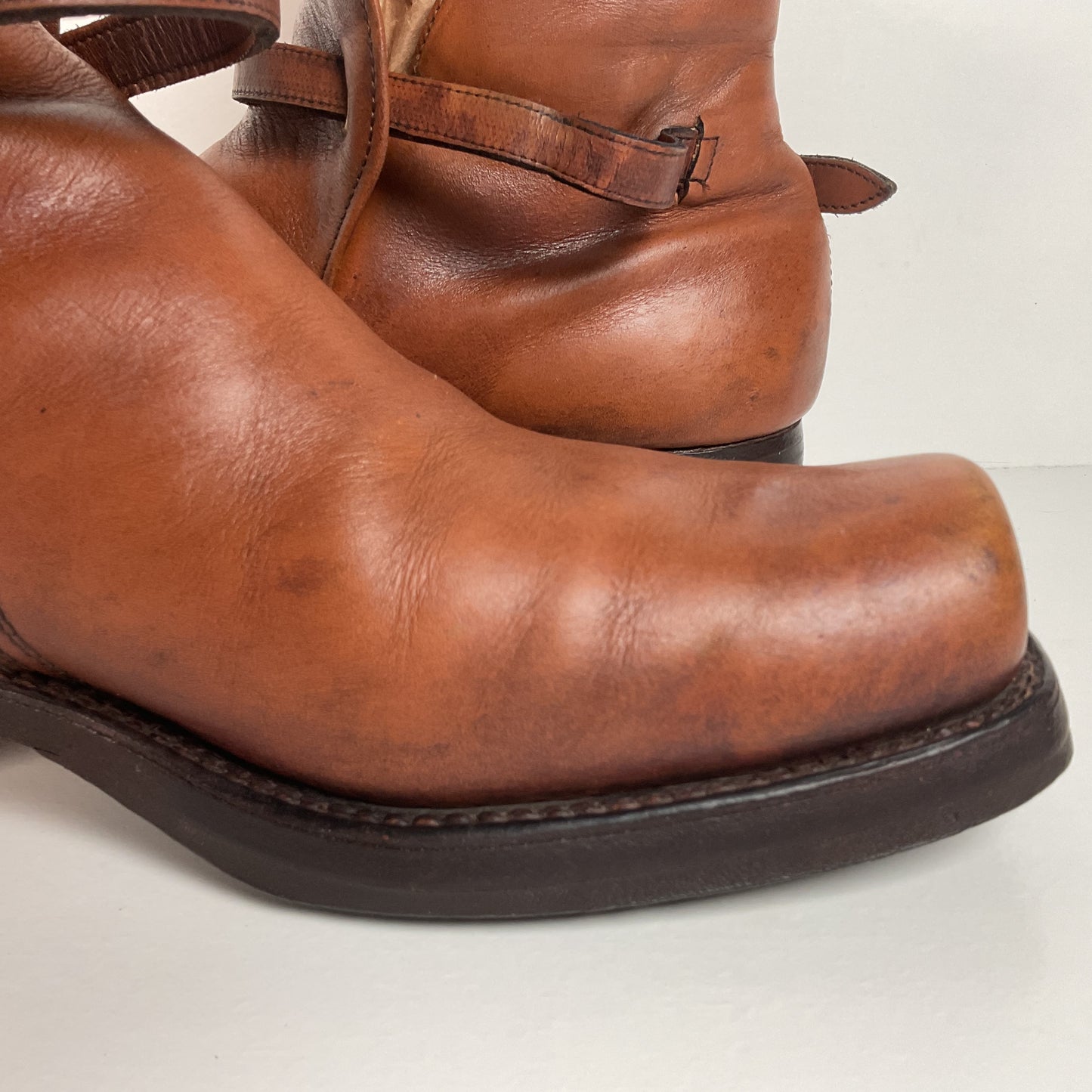 Vintage Frye Black Label | Jodhpur Tanker Boots | Men’s 9.5 EE