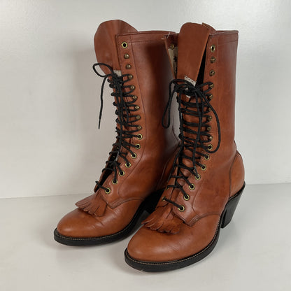 Vintage Olathe Western Packer Boots | USA Made | Men’s 9.5 D