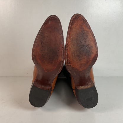Vintage Justin Cowboy Boots | Calfskin | USA Made | Extra Narrow | Men’s 13 A