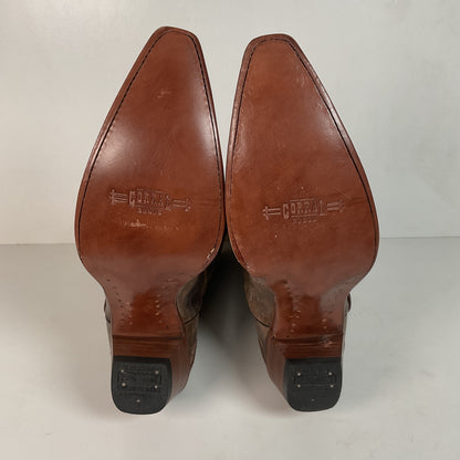 Corral Women’s Concho Cowgirl Boots 12 M Distressed Style Wingtip