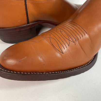 Vintage Justin Cowboy Boots | Calfskin | USA Made | Extra Narrow | Men’s 13 A