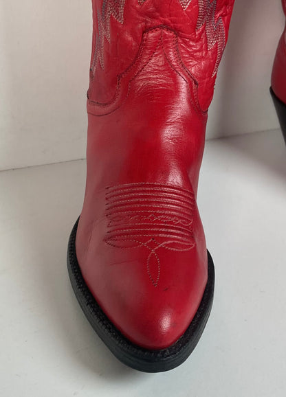 Vintage Panhandle Slim Tall Cowgirl Boots | Red Deer Tan | Women’s 6.5 B