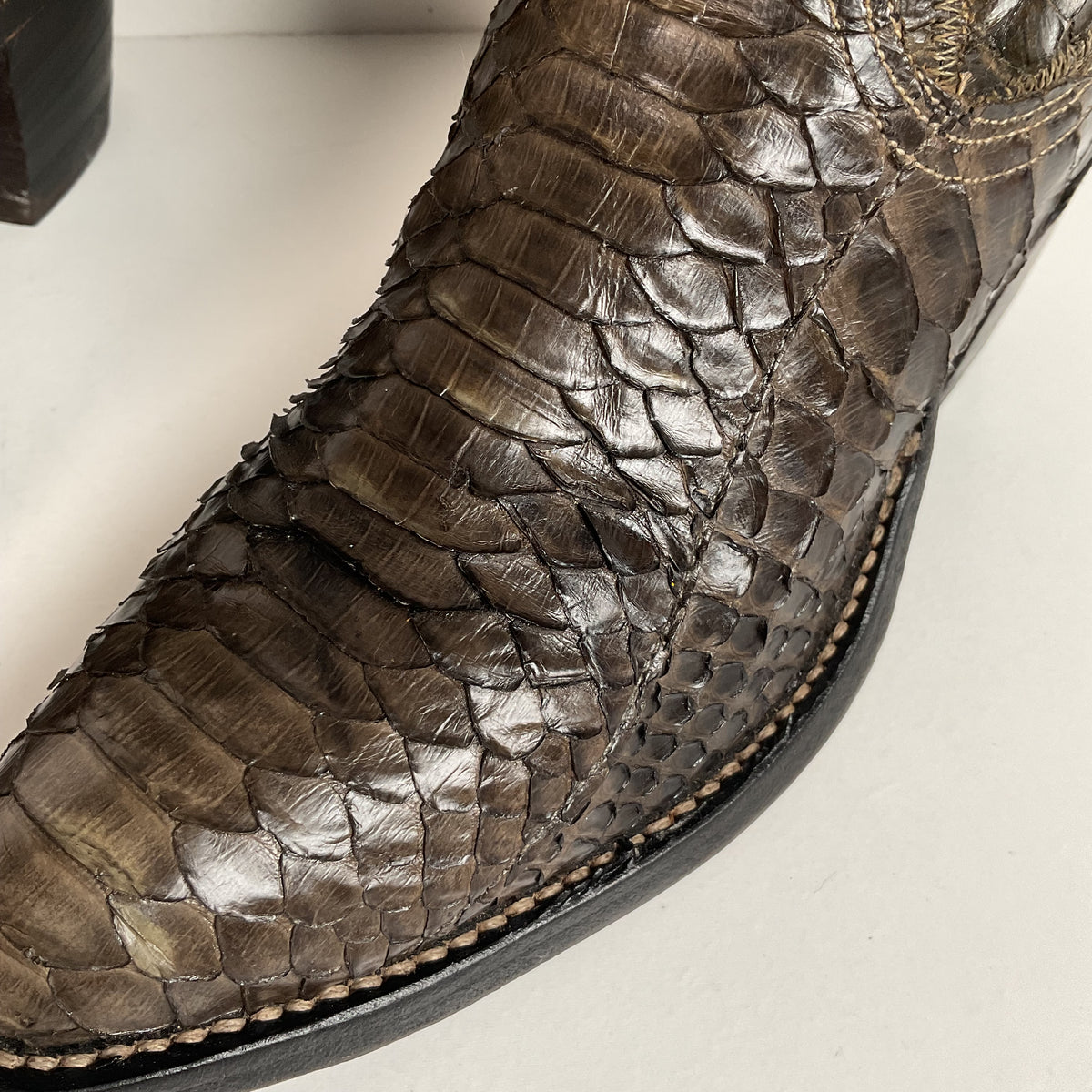 Vintage Nocona Full Python Cowgirl Boots | Snakeskin | Men’s 6 B | Women’s 7