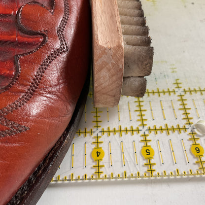 Lucchese 1883 Caiman Crocodile Inlay Cowboy Boots 9 D Exotic