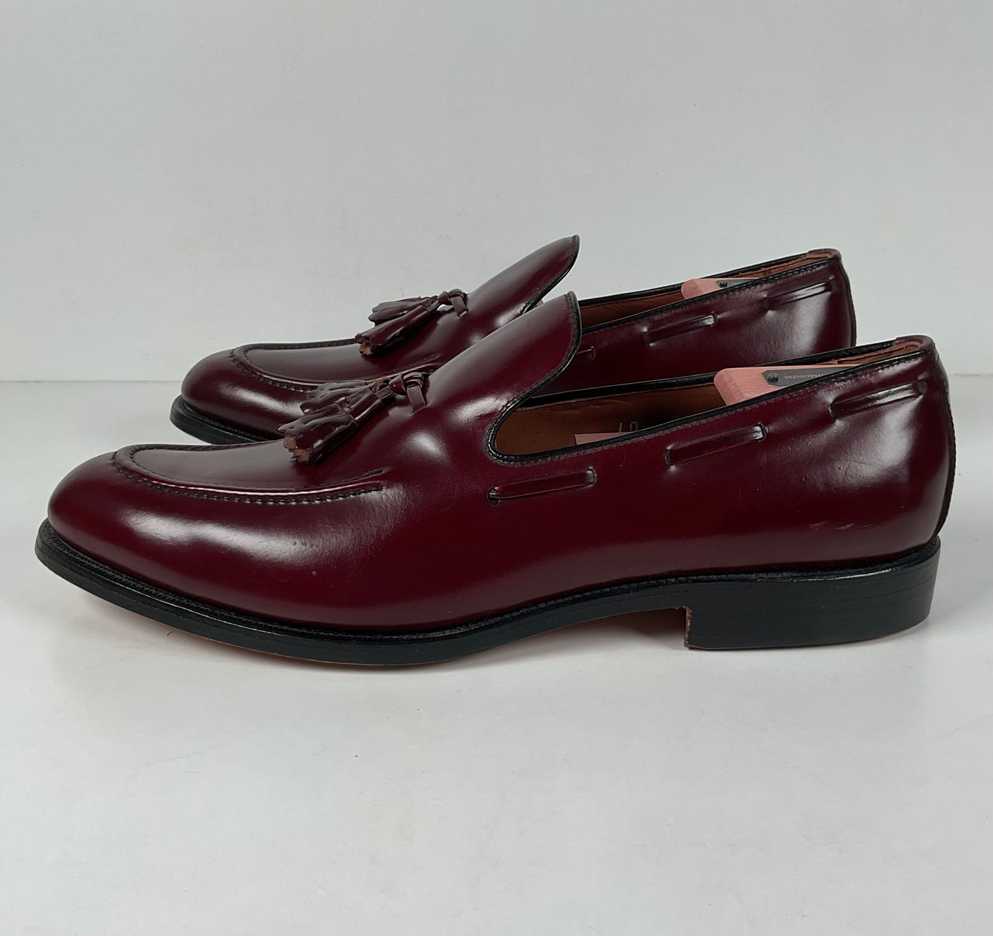 Vintage Allen Edmonds Saratoga Tassel Loafers | Burgundy Calf | Men’s 10 B