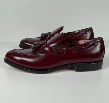 Vintage Allen Edmonds Saratoga Tassel Loafers | Burgundy Calf | Men’s 10 B