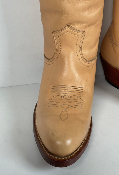 Vintage Frye Buttercup Cowboy Boots | USA Made | 1980s | Men’s 9.5 EE