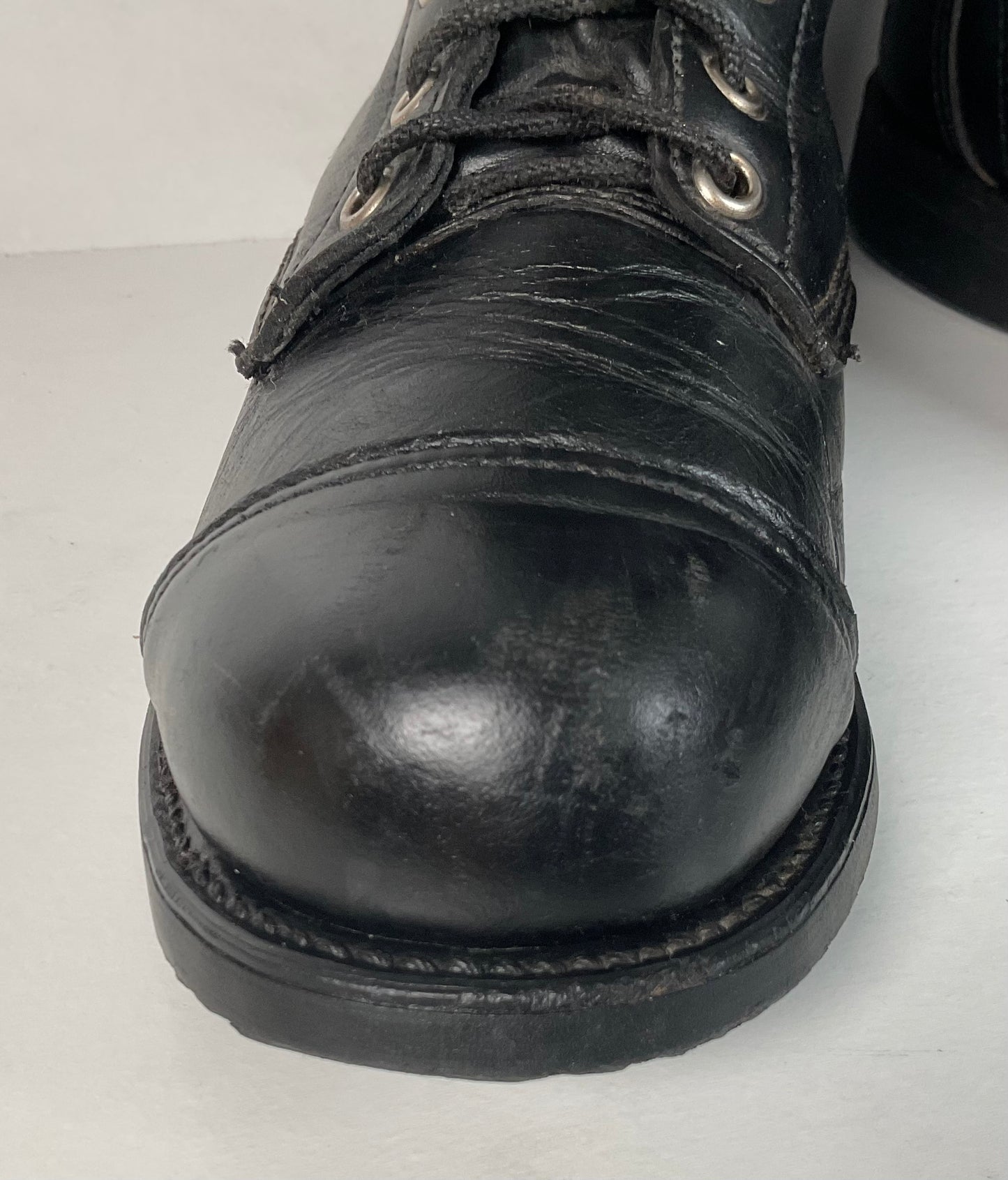 Vintage Harley Davidson Tall Lace Up Boots | USA Made | Men’s 8 | Women’s 9