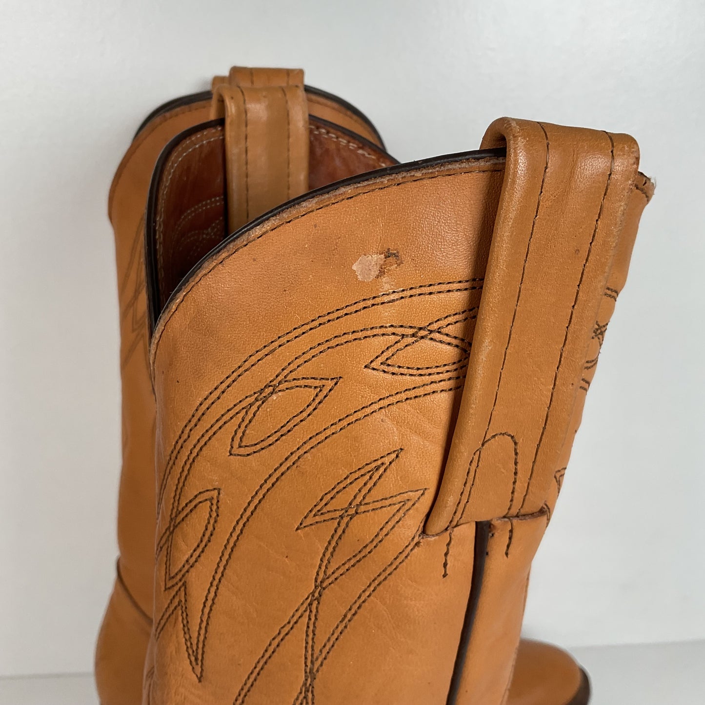 Vintage Frye Billy Cowboy Boots | USA Made | Butterscotch | Men’s 9.5 D
