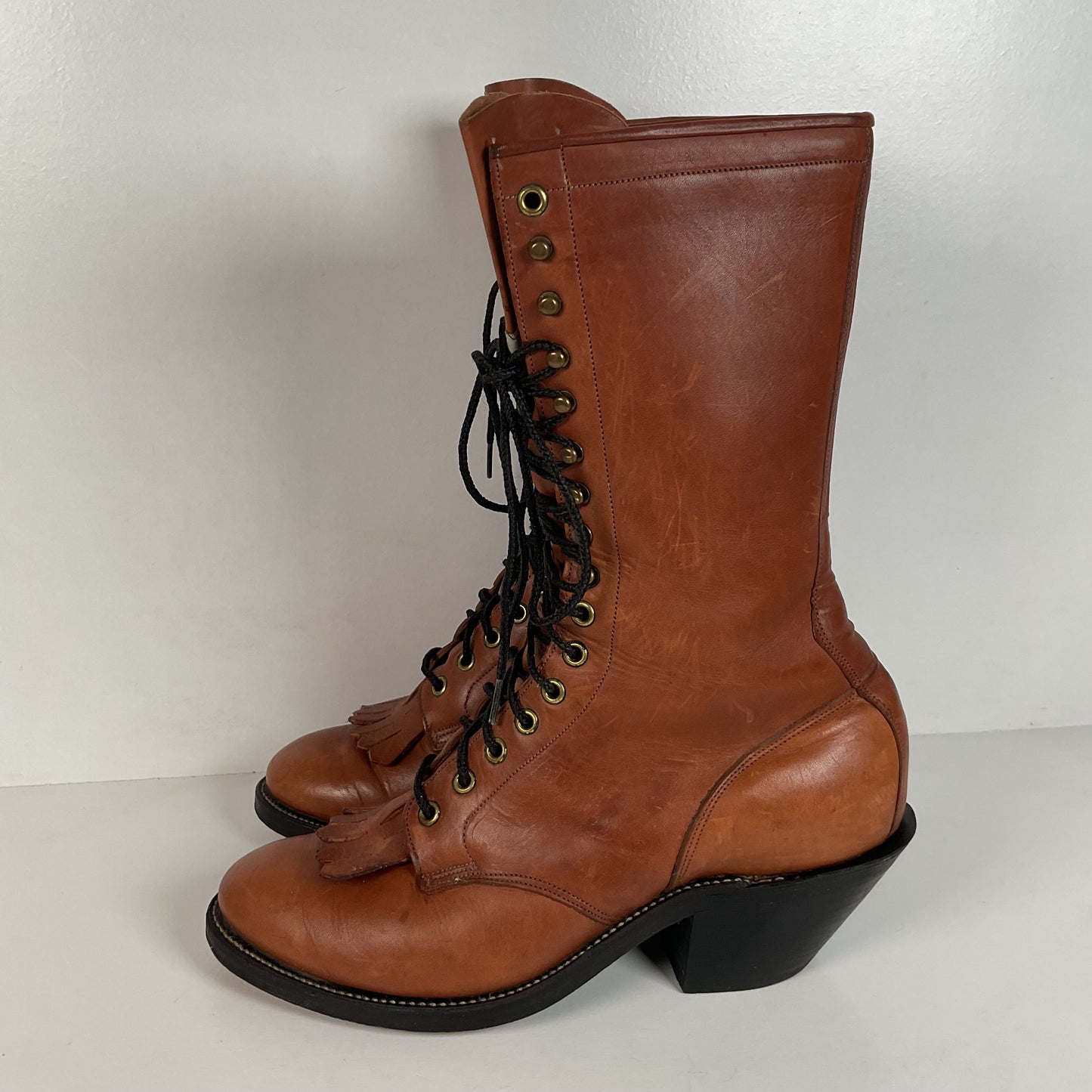 Vintage Olathe Western Packer Boots | USA Made | Men’s 9.5 D