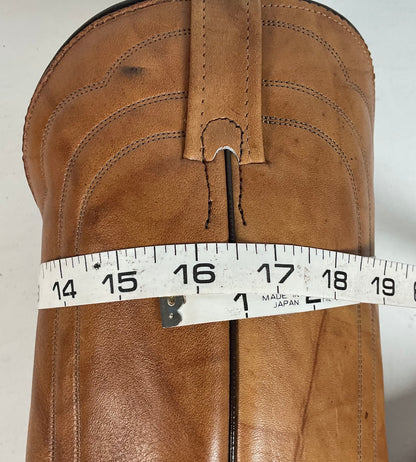 Vintage J. Chisholm Western Work Boots | USA Made | Pecan Taurus | Men’s 10 D