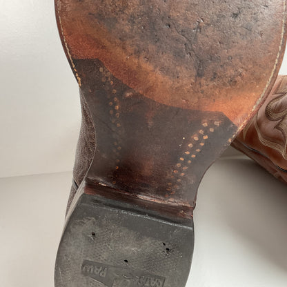 Vintage Rios of Raymondville Elephant Cowboy Boots | Exotic | Wide | Men’s 11