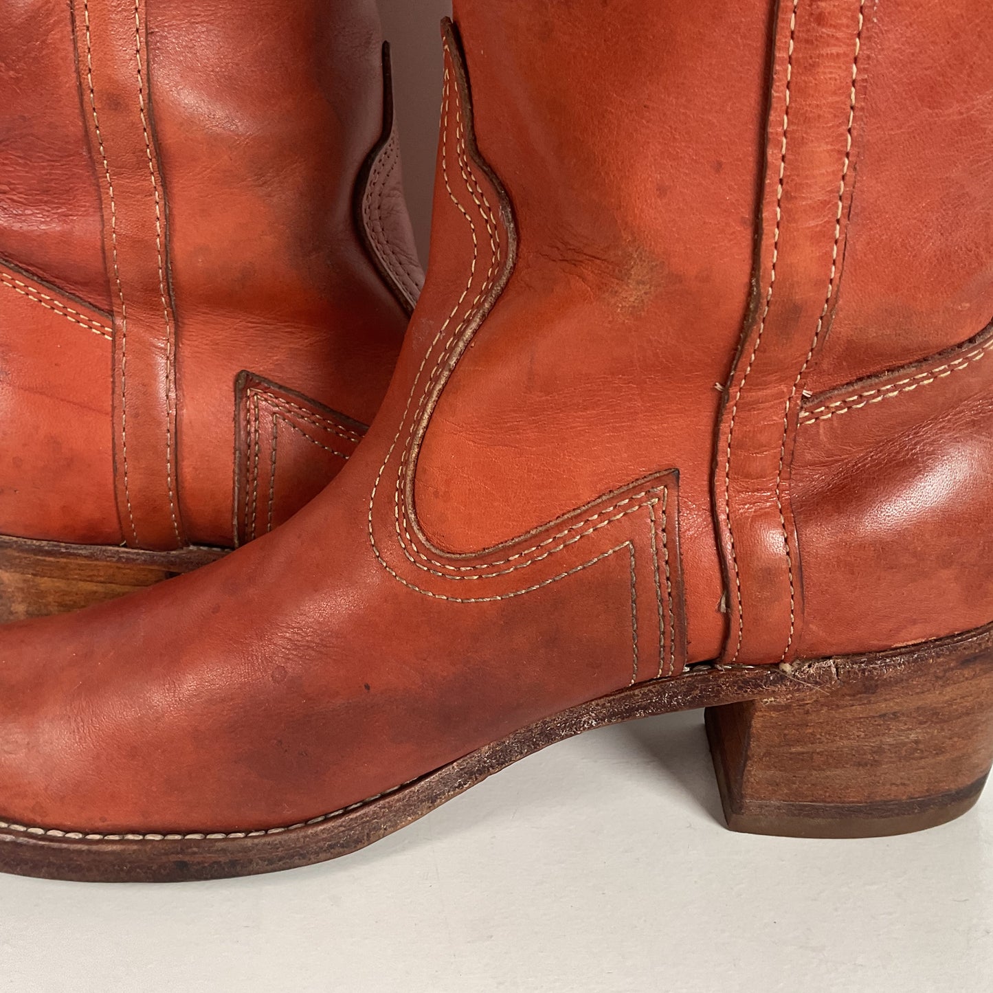 Vintage Dexter Campus Boots | Distressed | Braided | USA Made | Women’s 10 M