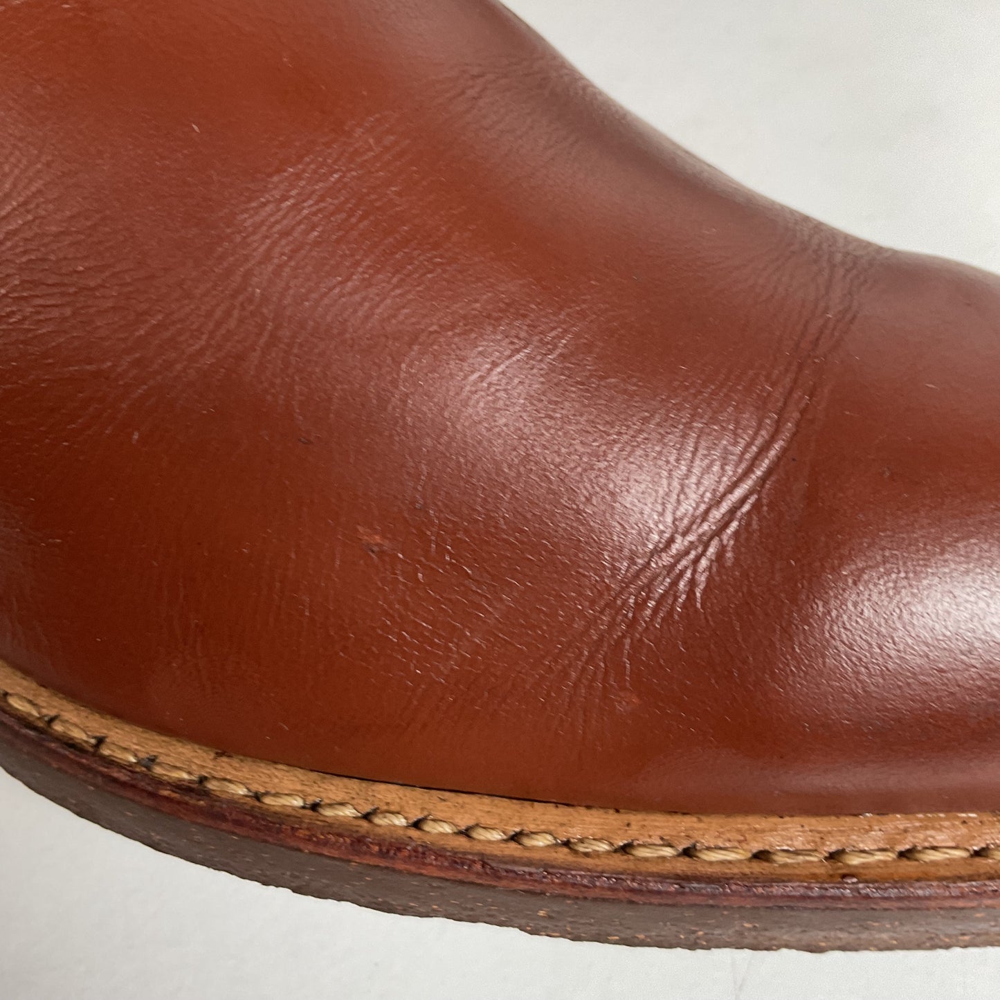 Vintage Rodeo Brand Cowboy Boots 10.5 D USA Made Chunky Campus