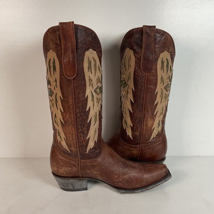 Yippee Ki Yay by Old Gringo Cowgirl Boots | Angelic Crucifix | Women’s 8 B