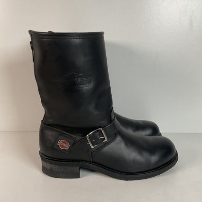 Vintage Harley Davidson Engineer Boots | Soft Toe | Zip Up | USA Made | Men’s 11