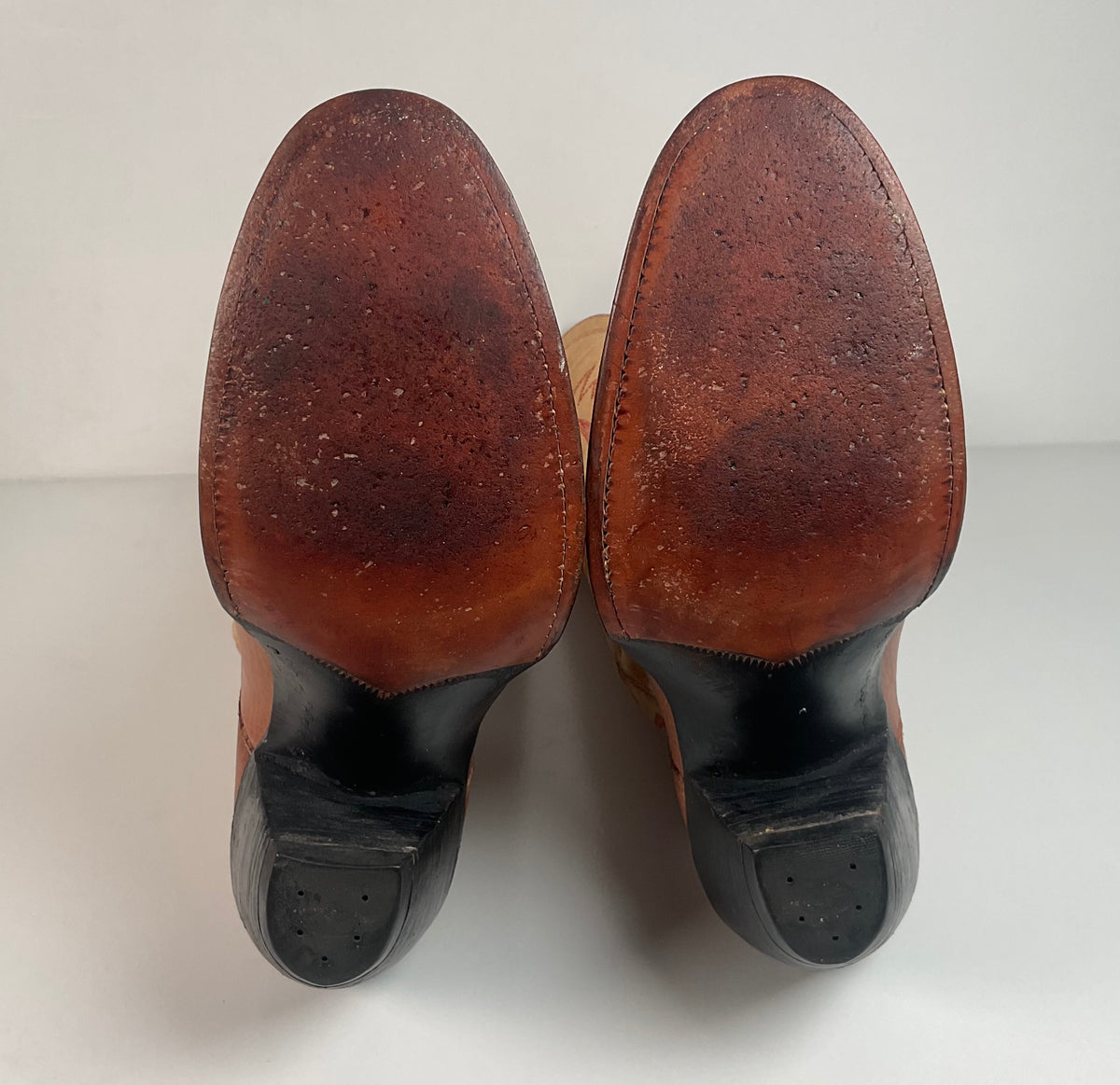 Custom Buckaroo Cowboy Boots | Tall Top | Rough Out Suede Shaft | Men’s 11