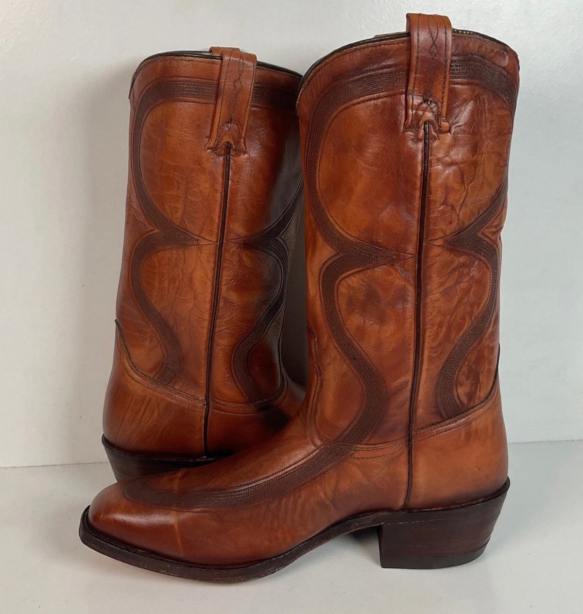Vintage Dan Post French Toe Cowboy Boots | 1970s | Men’s 10.5 D