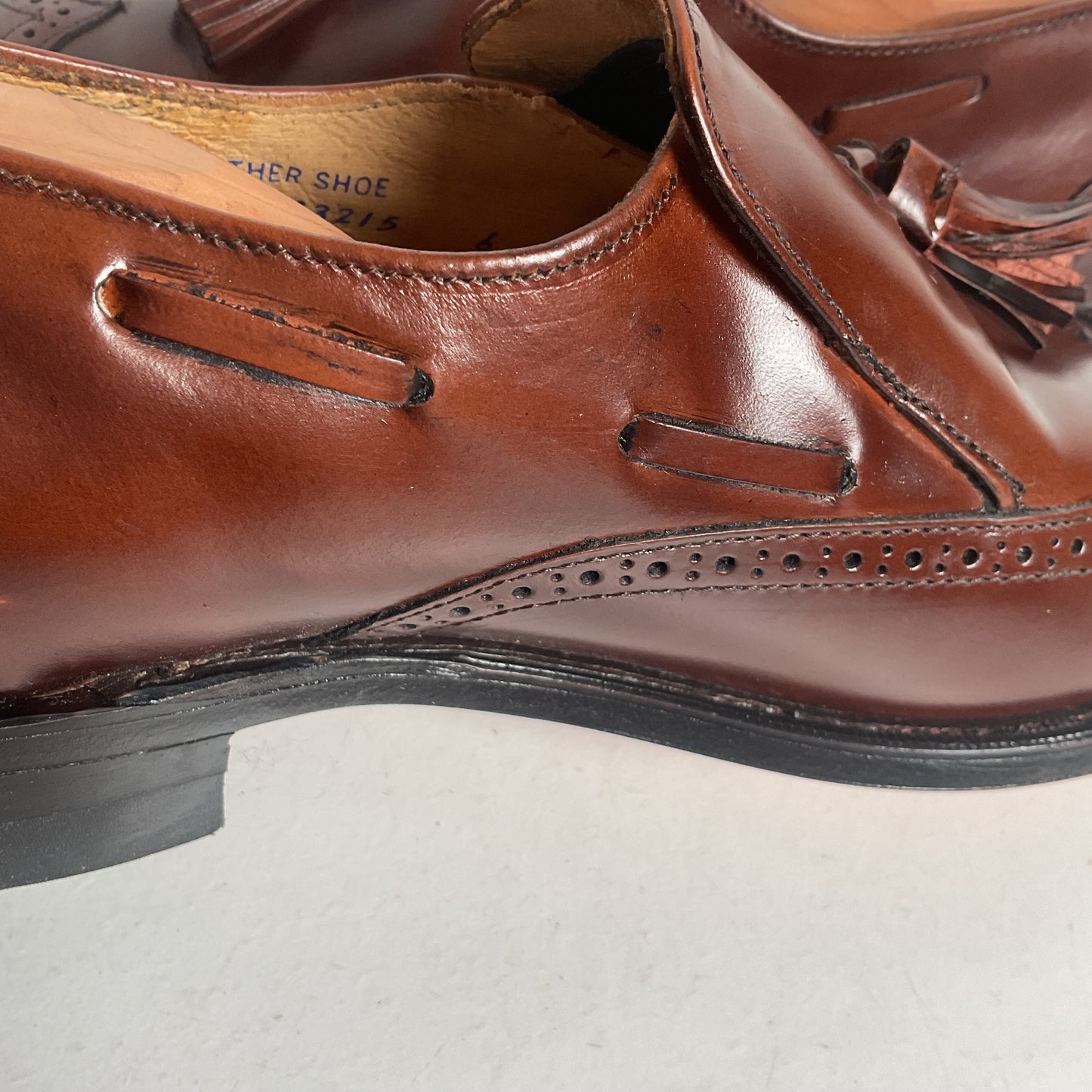 Vintage Hanover Brown Tassel Loafers 11.5 D USA Made