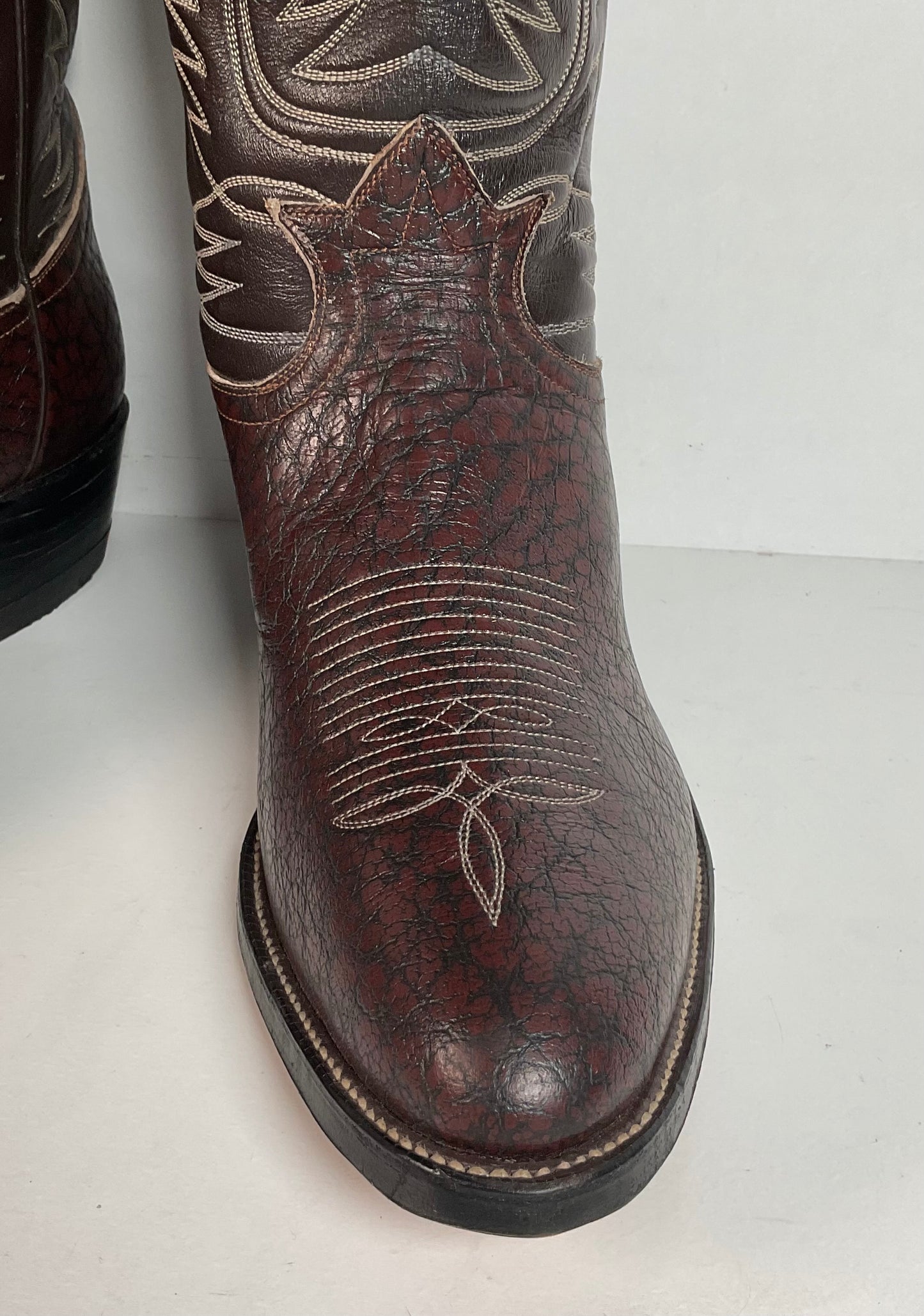 Vintage Tony Lama Caribou Buckaroo Boots | Exotic | Gold Label | Cowboy | 11 E
