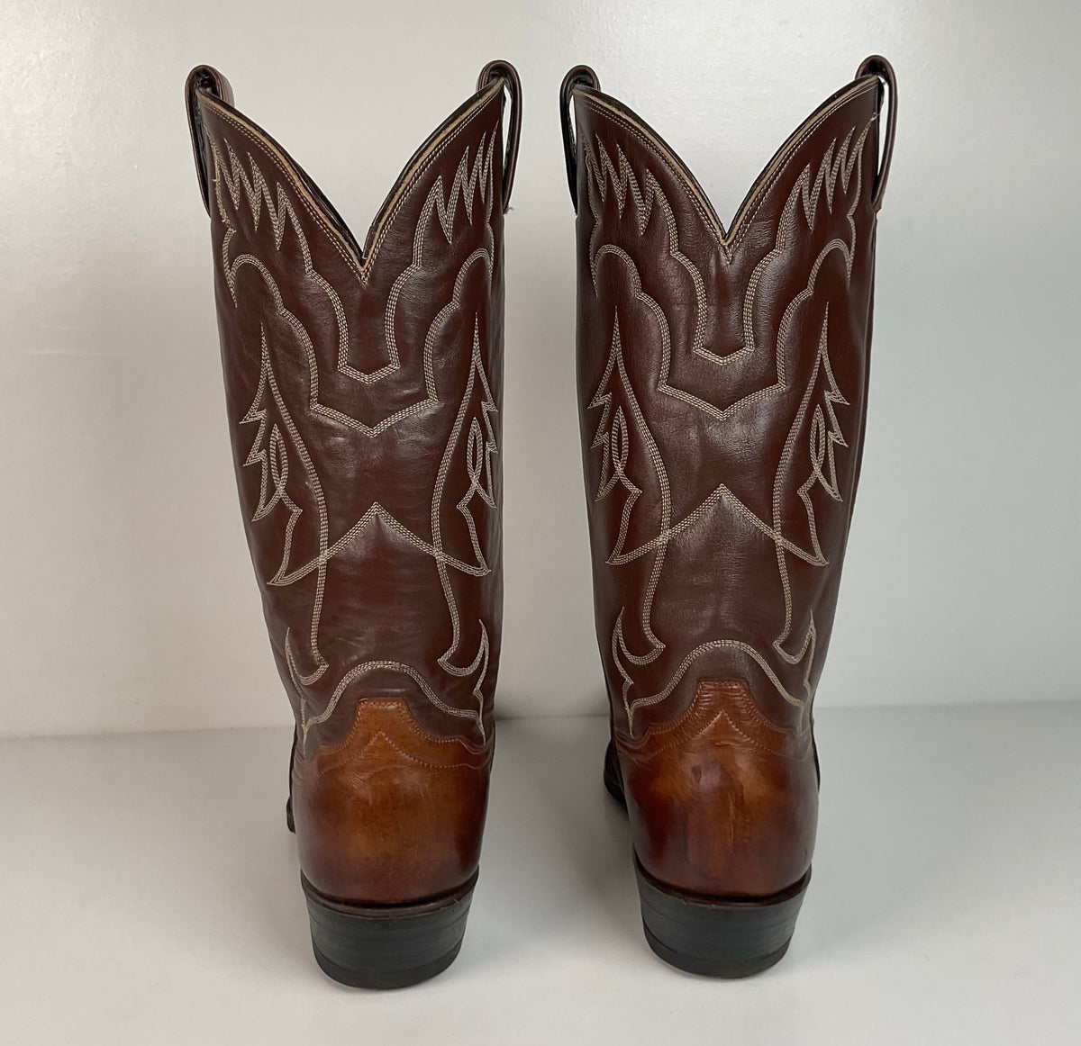 Vintage Tony Lama Lizard Wingtip Cowboy Boots | Gold Label | Men’s 9.5 D