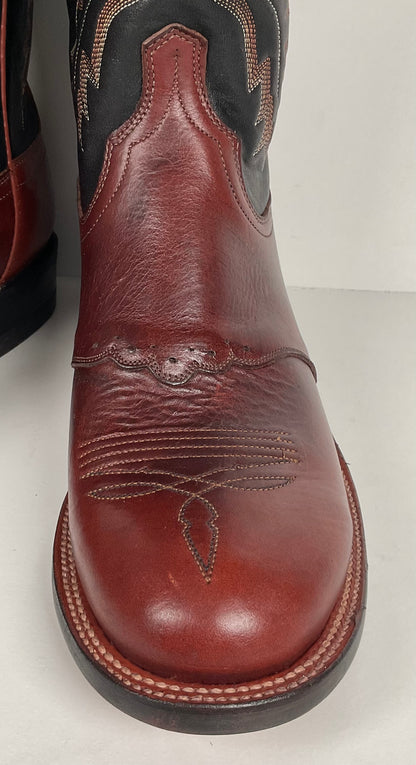 Lucchese 2000 Cowboy Boots | USA Made | Extra Wide | Men’s 8.5 EE