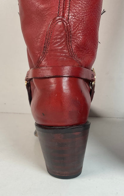 Vintage Wrangler Women’s Tall Harness Boots 7 M USA Made