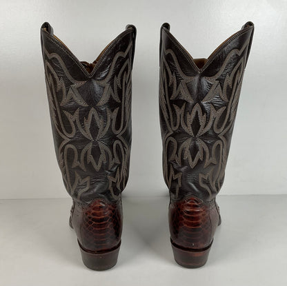 Texas Imperial Python Snakeskin Cowboy Boots | USA Made | Men’s 9.5 D