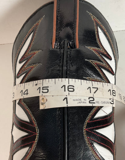 Dan Post For Code West Tooled Cowboy Boots Men’s 10 M USA Made Inlays