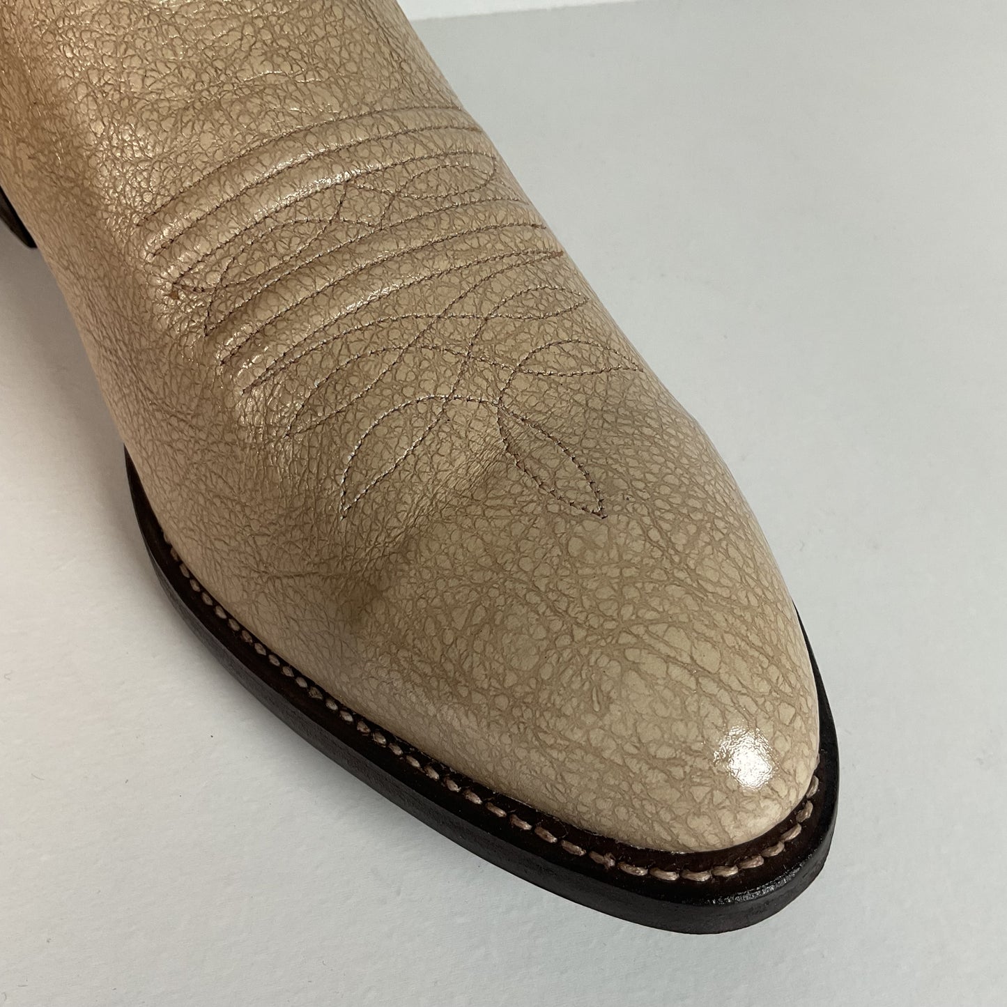 Vintage Nocona Kangaroo Cowboy Boots | USA Made | Sand | Men’s 10 D