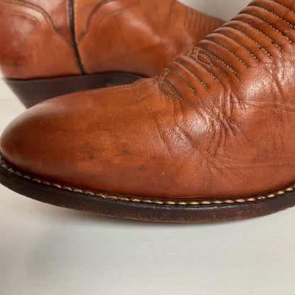 Vintage El Dorado Cowboy Boots | Chocolate Cow | Men’s 11.5 D