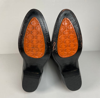 Harley Davidson Stingray Cowgirl Boots | Exotic | Tooled Inlay | Women’s 8 M