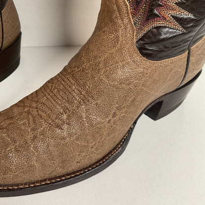 Vintage Tony Lama Elephant Cowboy Boots | Exotic | Gold Label | Men’s 9 D