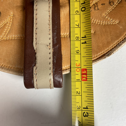 Vintage 1960s Tony Lama Wingtip Cowboy Boots 9 D Gold Label Recraft