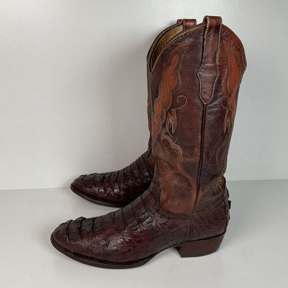 McClintock Hornback Caiman Cowboy Boots | Exotic | Men’s 9 D