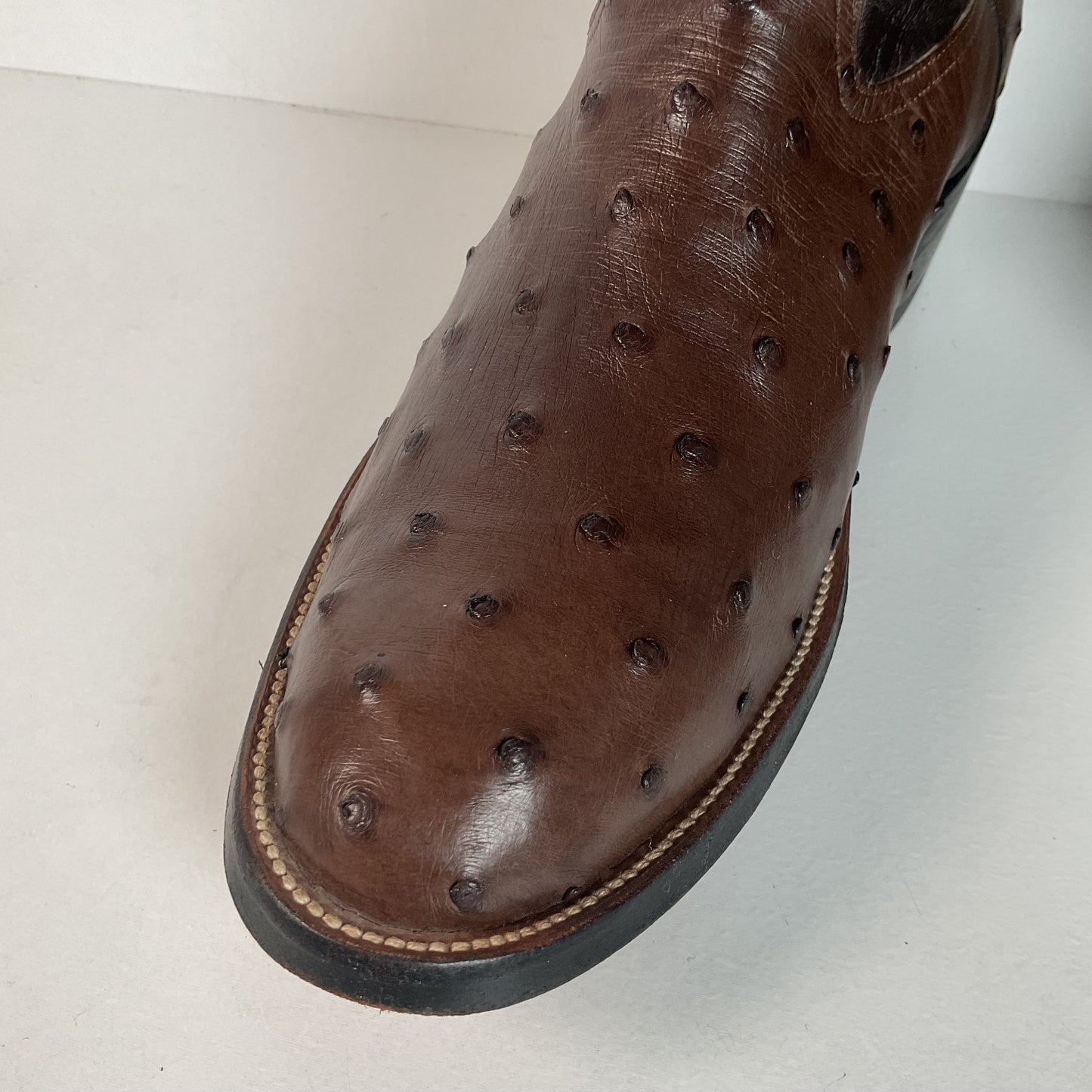 Mercedes Fort Worth Ostrich Quill Cowboy Boots | Custom | Exotic | Men’s 10