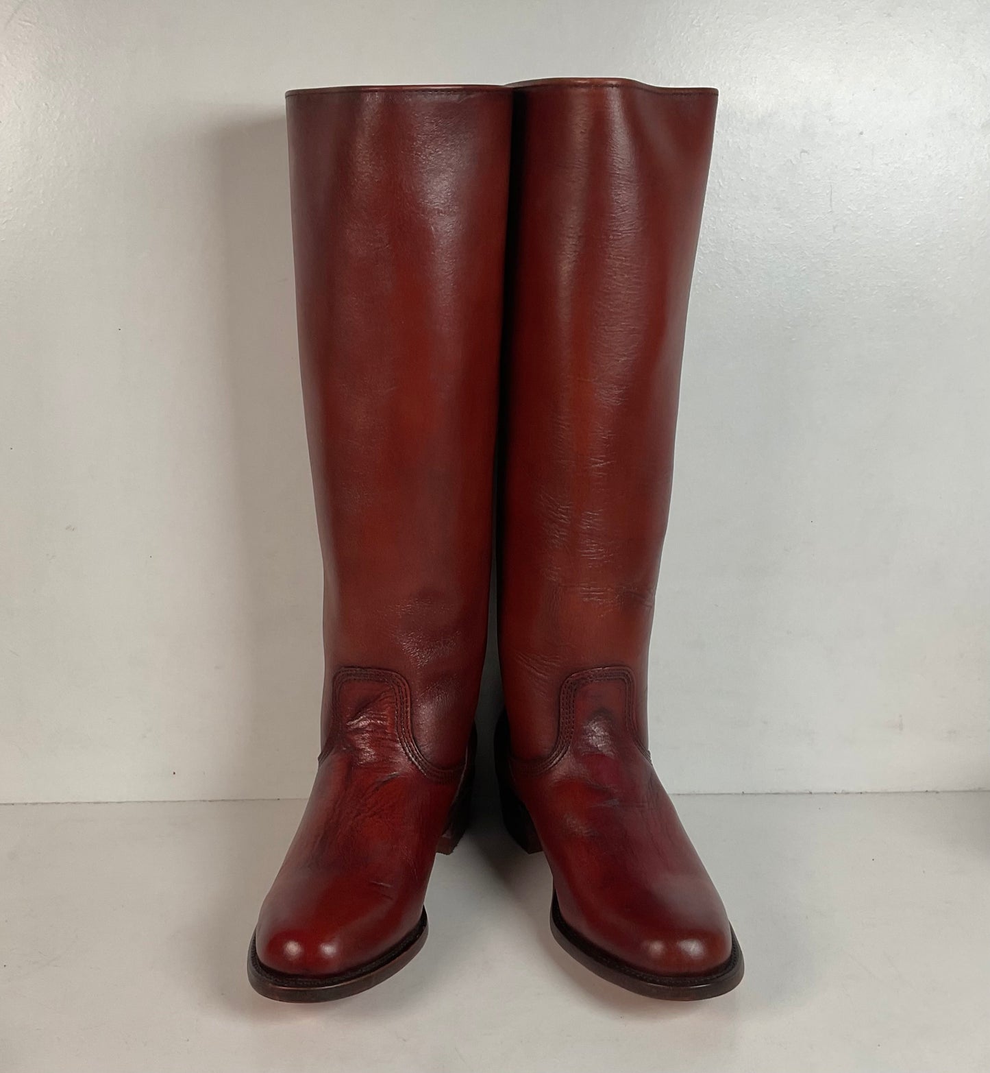 Vintage Frye Dorado Riding Boots 7 B USA Made Campus Original Box
