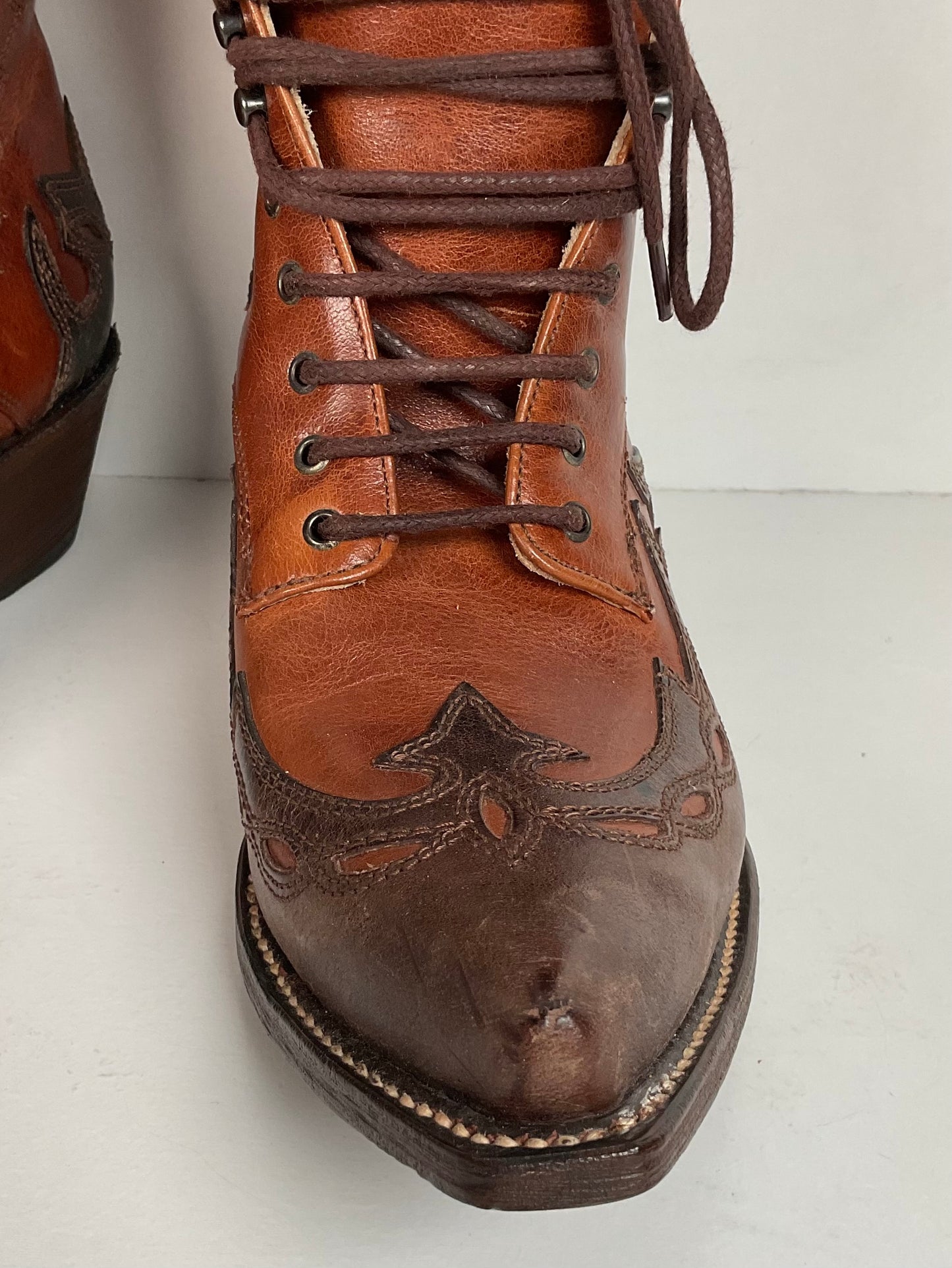 Corral’s Circle G Western Boots | Lace Up Packer | Men’s 9.5 EE