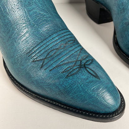 Vintage Hondo Antelope Cowboy Boots | Exotic | Powder Blue | Men’s 11 D