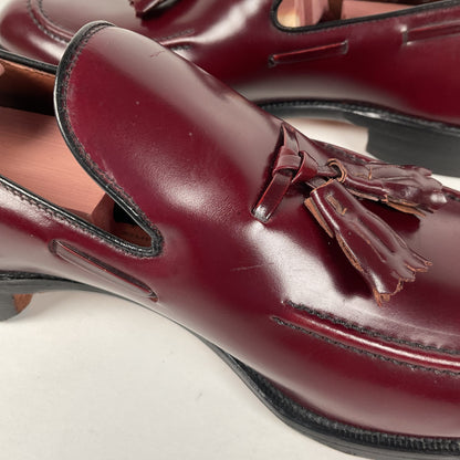 Vintage Allen Edmonds Saratoga Tassel Loafers | Burgundy Calf | Men’s 10 B