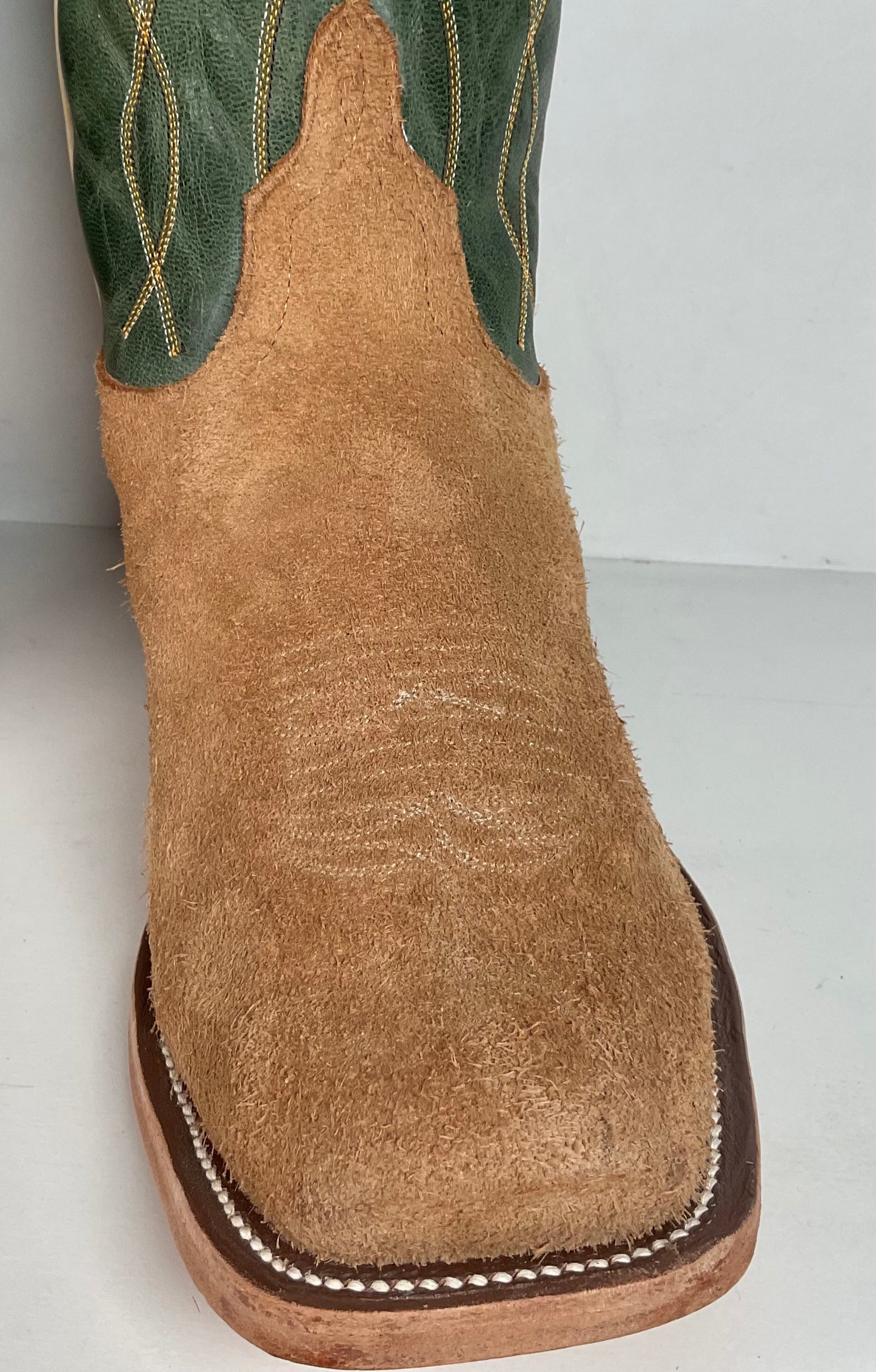 Anderson Bean Stampede Tall Top Cowboy Boots | Rough Out Suede | Men’s 11.5 EE