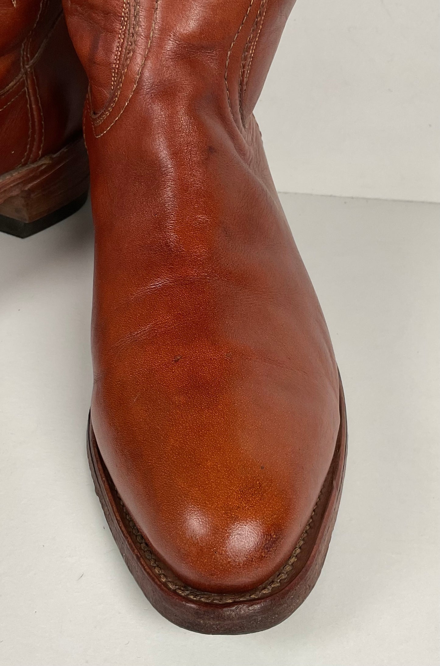 Vintage Frye Cowboy Boots | Black Label | Rancher | 1970s | Men’s 11 D