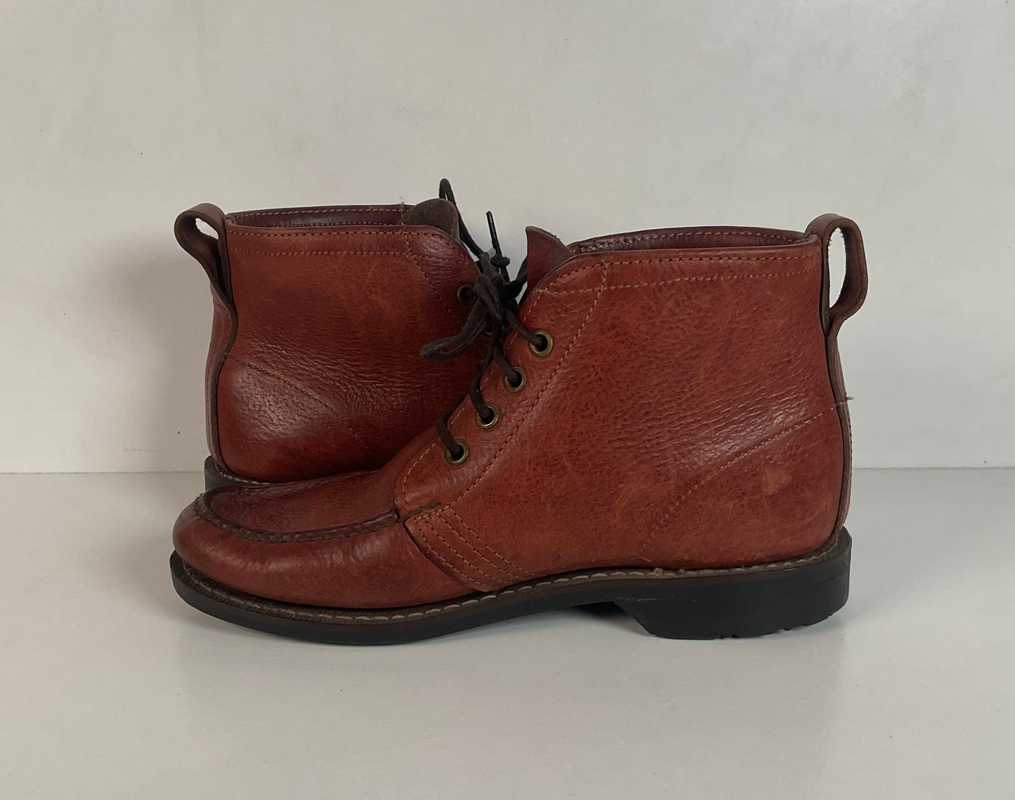 Vintage Gokey Moccasin Chukka Boots Men’s 7 D Bison Hide
