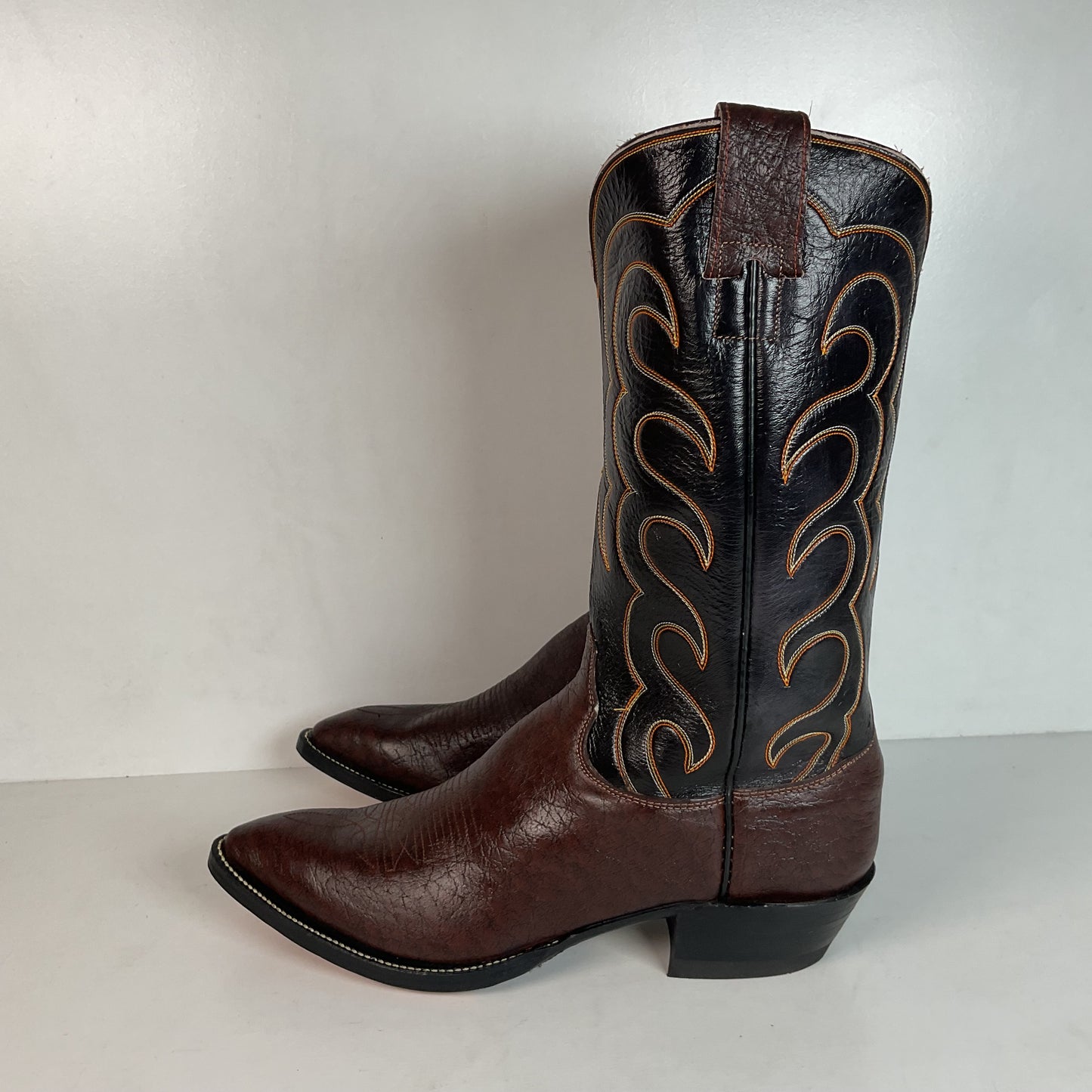 Vintage 1960s Exotic Hyer Cowboy Boots Men’s 11 A (Narrow) Deadstock