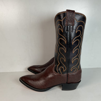 Vintage 1960s Exotic Hyer Cowboy Boots Men’s 11 A (Narrow) Deadstock
