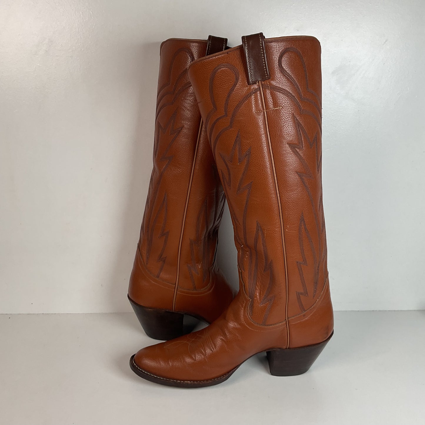 Jack Rowin Custom Cowboy Boots Men’s 9.5 Tall Stove Top Buckaroo
