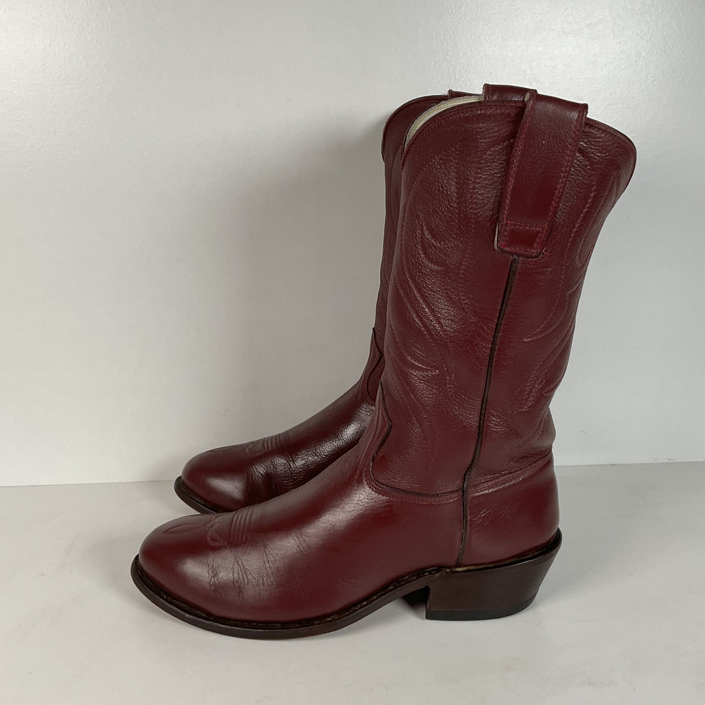 Stewart Fine Handmade Cowboy Boots | Custom | Set of (2) | Deertan | Men’s 9.5