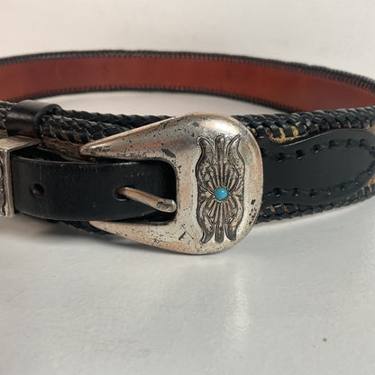 Custom Timber Rattlesnake Cowboy Belt |Canebrake | Braided | Snake Skin