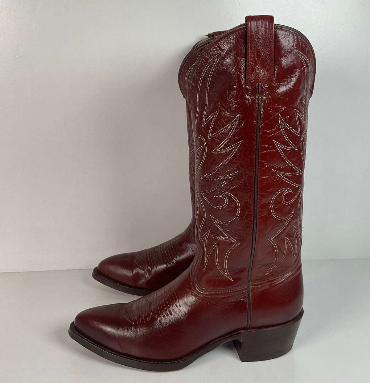 Vintage Dan Post Cowboy Boots | 1970s | Brown | Men’s 7 D