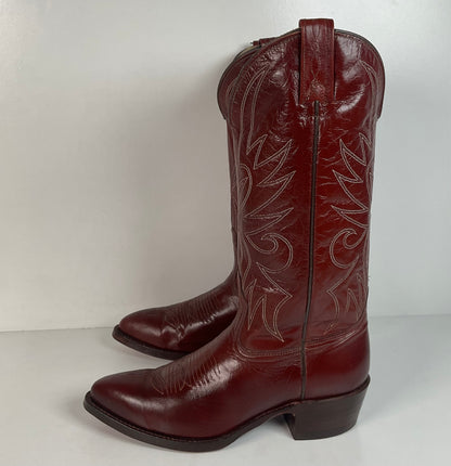 Vintage Dan Post Cowboy Boots | 1970s | Brown | Men’s 7 D